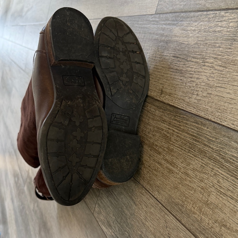 Sam Edelman Brown Suede and Leather Boots - Picture 5 of 13